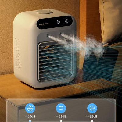 Climatiseur portable, refroidisseur d'air à eau, ventilateur pour chambre, bureau ou voiture
