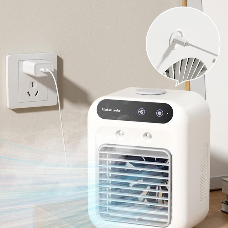 Climatiseur portable, refroidisseur d'air à eau, ventilateur pour chambre, bureau ou voiture