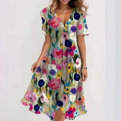 Robe mousseline de soie pour femme - Haute Couture.