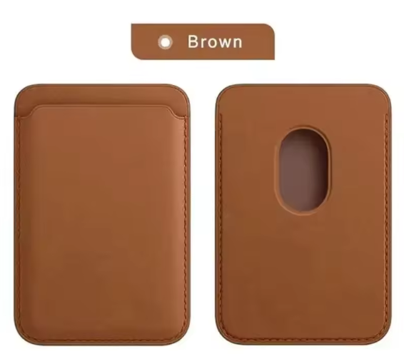 Étui portefeuille en cuir compatible iPhone et SamSung