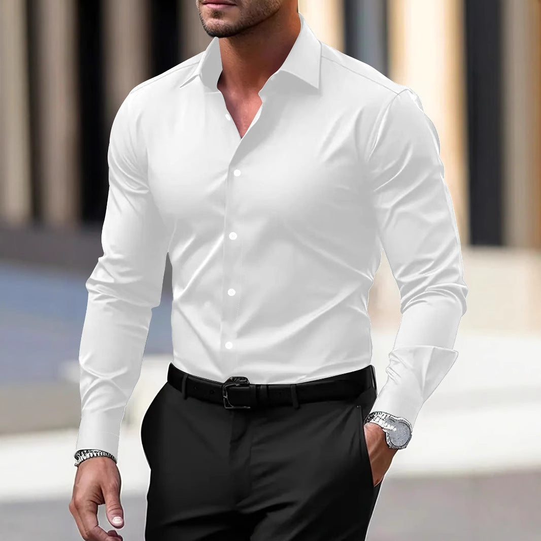 chemise homme chic et décontractée
chemise homme respirantechemise style casual hommechemise légère hommechemise homme couleur uniechemise homme col reverschemise de vacances hommechemise homme été 2025chemise homme manches longues