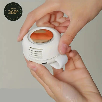 Mini ventilateur électrique portable et silencieux main-libre