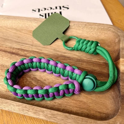 Lanière universelle réglable tissée à la main pour téléphone portable, anti-vol toute marque.