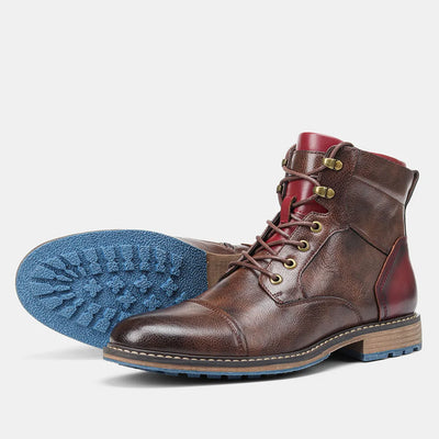 Bottes cuir confortable pour homme à porter toutes les saisons.