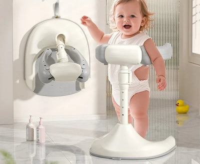 Support douche confortable pour doucher bébé facilement