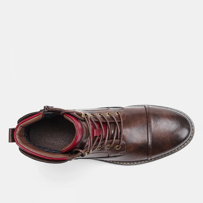 Bottes cuir confortable pour homme à porter toutes les saisons.