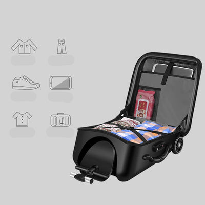 Valise de voyage avec scooter pour enfant