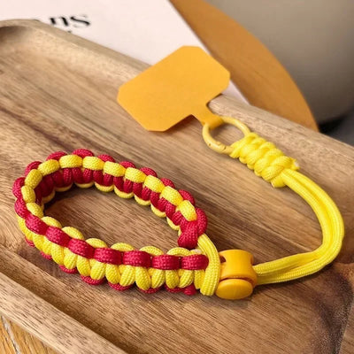 Lanière universelle réglable tissée à la main pour téléphone portable, anti-vol toute marque.