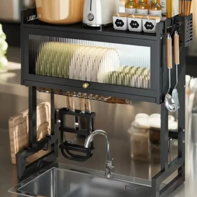 Étagère de rangement pour évier de cuisine, étagère de rangement pour évier, étagère de séchage pour vaisselle, étagère de rangement résistante à l'humidité