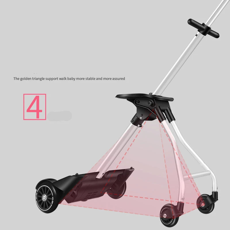 Valise de voyage avec scooter pour enfant