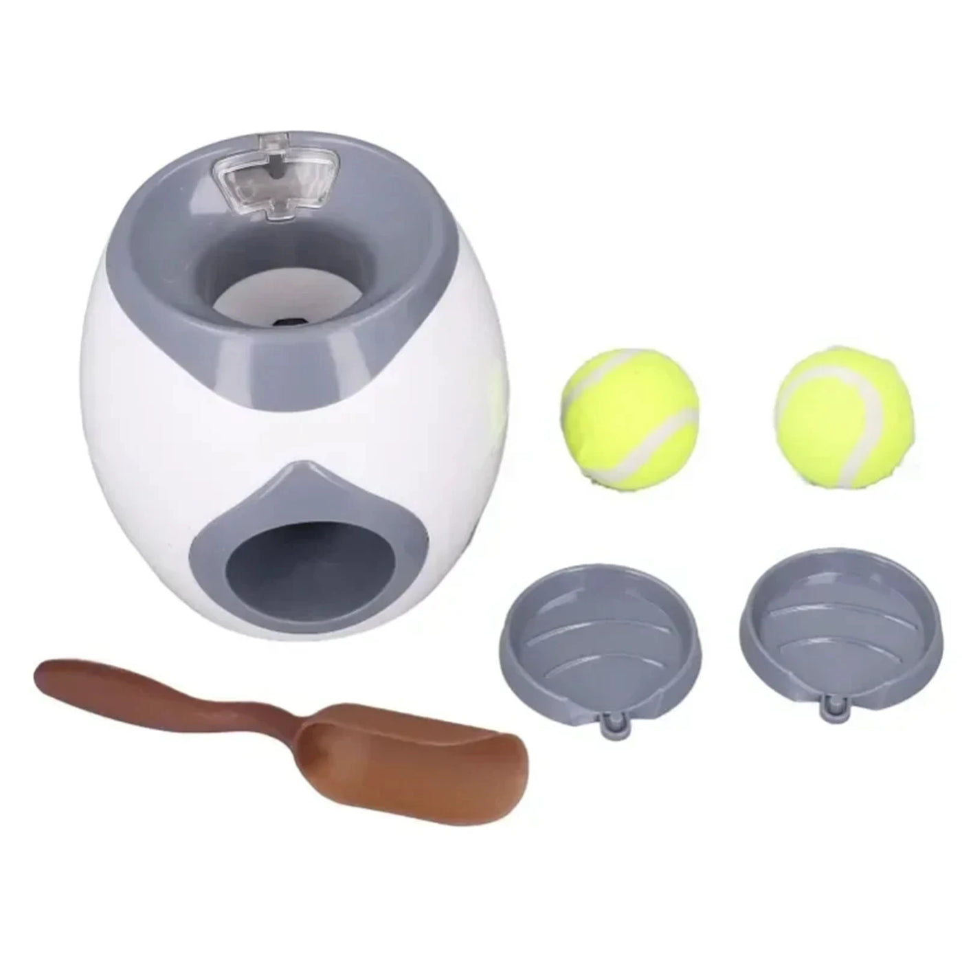 Lanceur de balle et distributeur de nourriture pour chat et chien