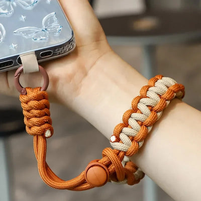 Lanière universelle réglable tissée à la main pour téléphone portable, anti-vol toute marque.