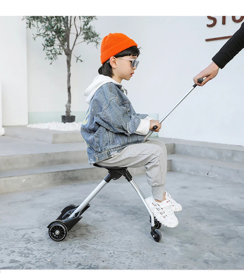 Valise de voyage avec scooter pour enfant