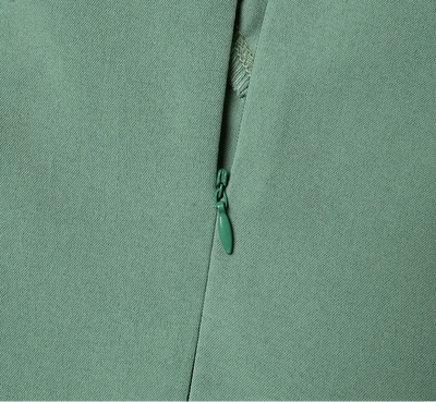 Robe De Soirée Élégante Col En V Slim Fit Bureau Travail Robe D'été Mode Robe D'été Solide Robes Plissées