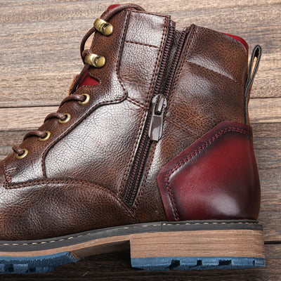 Bottes cuir confortable pour homme à porter toutes les saisons.