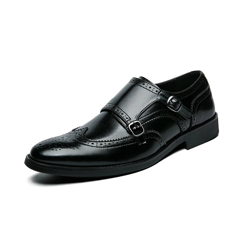 Chaussures Oxford de luxe pour homme, style classique, tendance, en cuir.