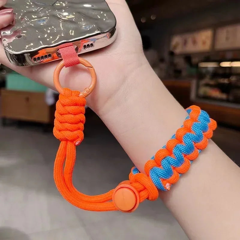 Lanière universelle réglable tissée à la main pour téléphone portable, anti-vol toute marque.