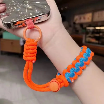 Lanière universelle réglable tissée à la main pour téléphone portable, anti-vol toute marque.