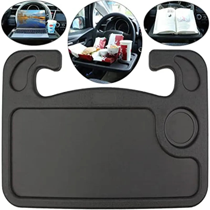 Plateau pour ordinateur portable, pour manger, travailler au volant au stationnement. Table à manger, plateau pour boissons, nourriture et café.
