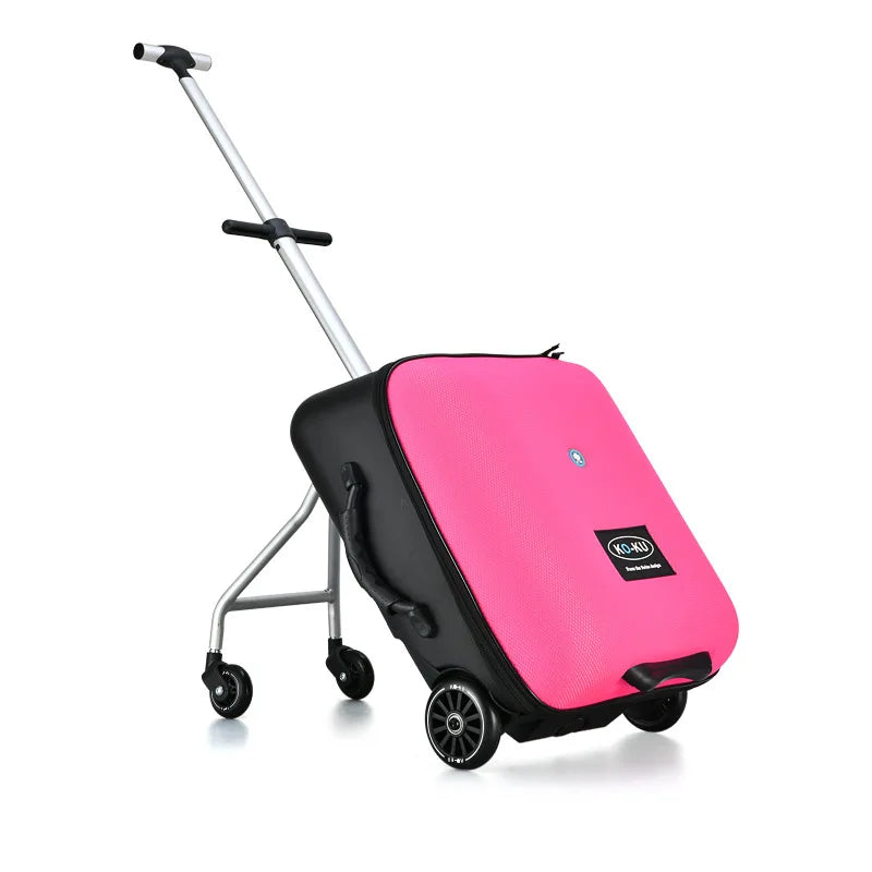 Valise de voyage avec scooter pour enfant