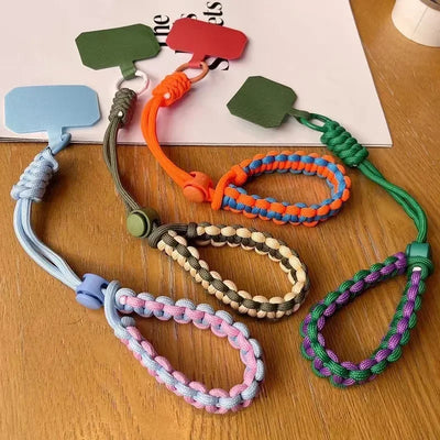 Lanière universelle réglable tissée à la main pour téléphone portable, anti-vol toute marque.