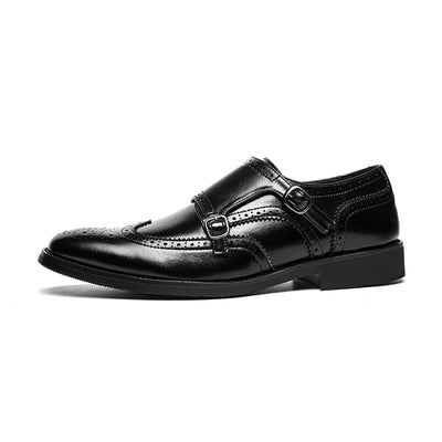 Chaussures Oxford de luxe pour homme, style classique, tendance, en cuir.