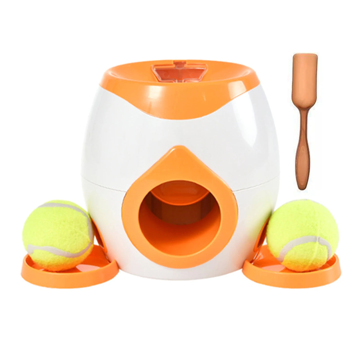 Lanceur de balle et distributeur de nourriture pour chat et chien