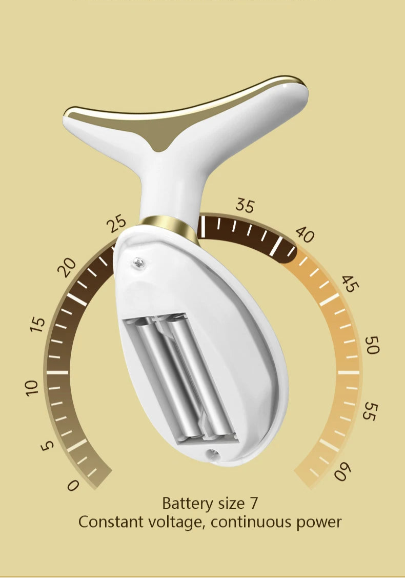 Instrument de massage électrique pour le visage, lifting et raffermissement.