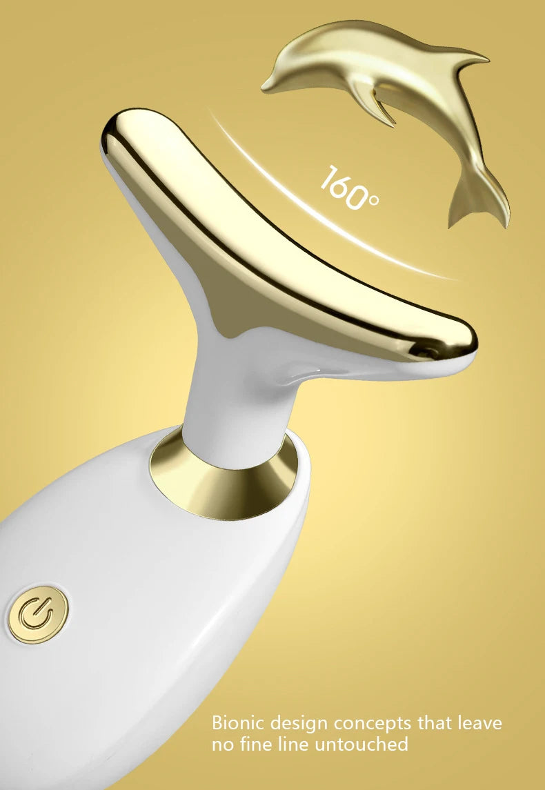 Instrument de massage électrique pour le visage, lifting et raffermissement.