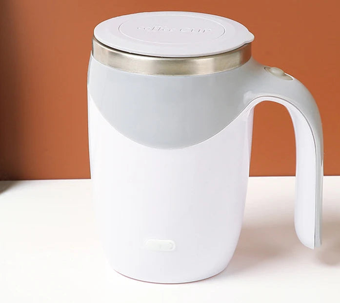 Tasse à café avec mélangeur automatique rechargeable pour maison, bureau et voyage