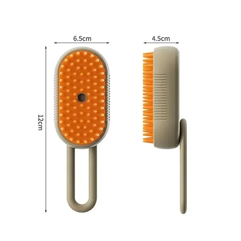 Brosse électrique pour chien et chat 3 en 1, idéale pour le massage et le toilettage des animaux, élimine les poils emmêlés et détachés