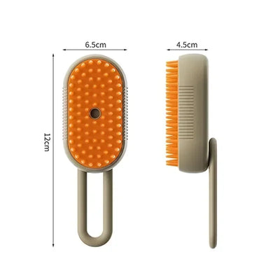 Brosse électrique pour chien et chat 3 en 1, idéale pour le massage et le toilettage des animaux, élimine les poils emmêlés et détachés