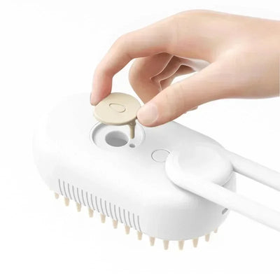 Brosse électrique pour chien et chat 3 en 1, idéale pour le massage et le toilettage des animaux, élimine les poils emmêlés et détachés