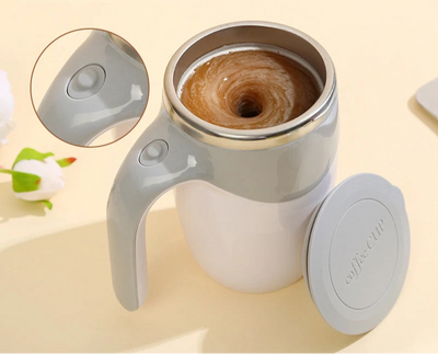 Tasse à café avec mélangeur automatique rechargeable pour maison, bureau et voyage