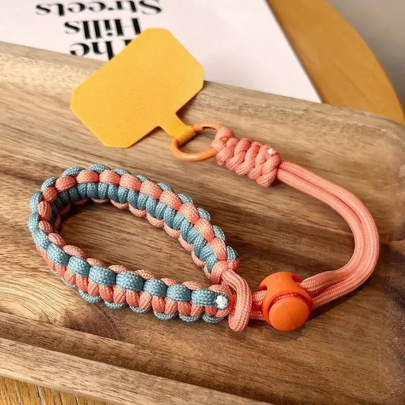 Lanière universelle réglable tissée à la main pour téléphone portable, anti-vol toute marque.