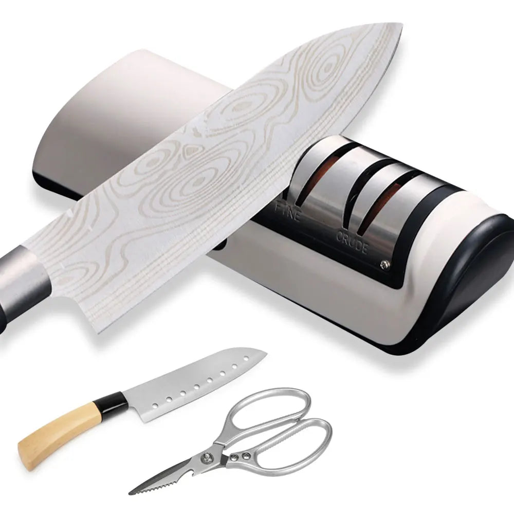 Aiguiseur de couteaux électrique rechargeable par USB, outil de cuisine réglable et automatique