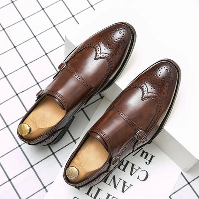 Chaussures Oxford de luxe pour homme, style classique, tendance, en cuir.