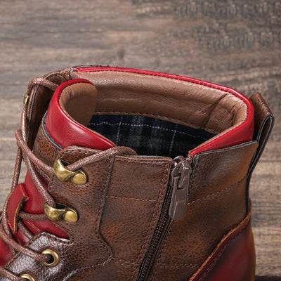 Bottes cuir confortable pour homme à porter toutes les saisons.