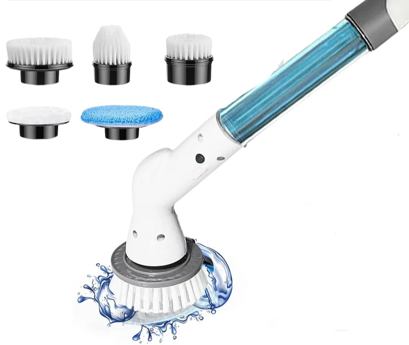 BARESY cordless electric cleaning brush - Rechargeable 2-in-1
