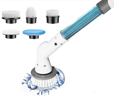 BARESY cordless electric cleaning brush - Rechargeable 2-in-1