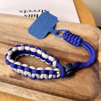 Lanière universelle réglable tissée à la main pour téléphone portable, anti-vol toute marque.