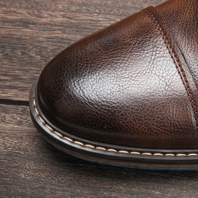 Bottes cuir confortable pour homme à porter toutes les saisons.