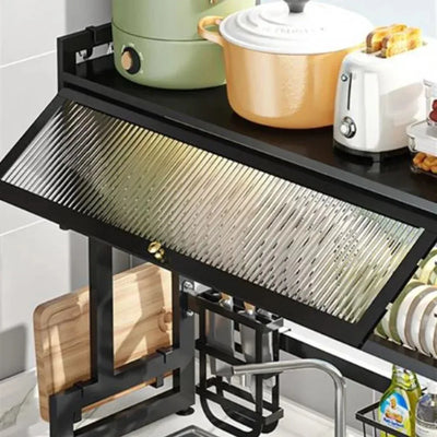 Étagère de rangement pour évier de cuisine, étagère de rangement pour évier, étagère de séchage pour vaisselle, étagère de rangement résistante à l'humidité