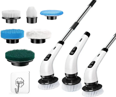 BARESY cordless electric cleaning brush - Rechargeable 2-in-1