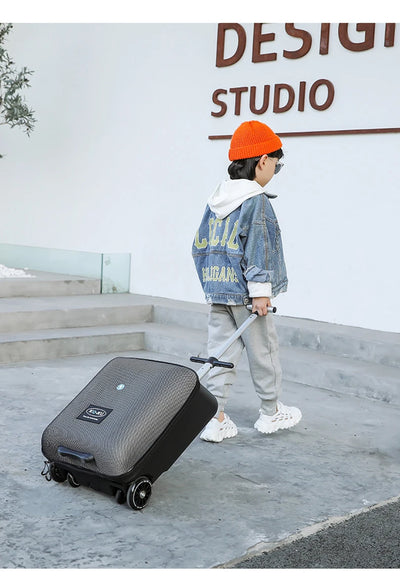 Valise de voyage avec scooter pour enfant