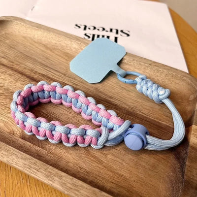 Lanière universelle réglable tissée à la main pour téléphone portable, anti-vol toute marque.