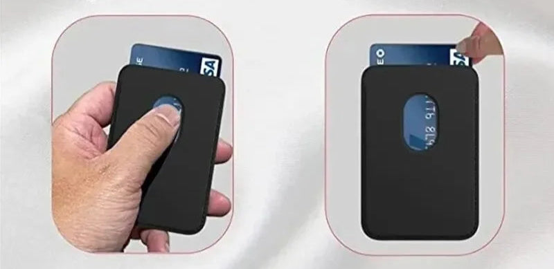 Étui portefeuille en cuir compatible iPhone et SamSung