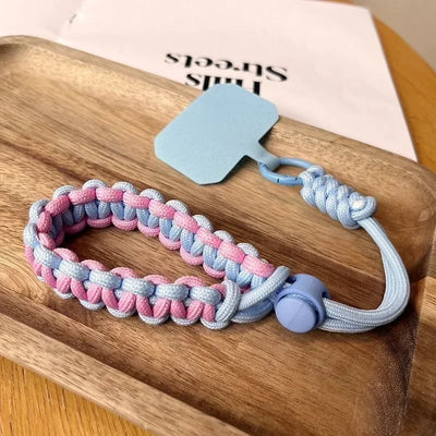 Lanière universelle réglable tissée à la main pour téléphone portable, anti-vol toute marque.