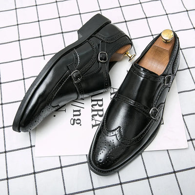 Chaussures Oxford de luxe pour homme, style classique, tendance, en cuir.