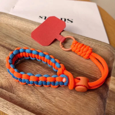 Lanière universelle réglable tissée à la main pour téléphone portable, anti-vol toute marque.